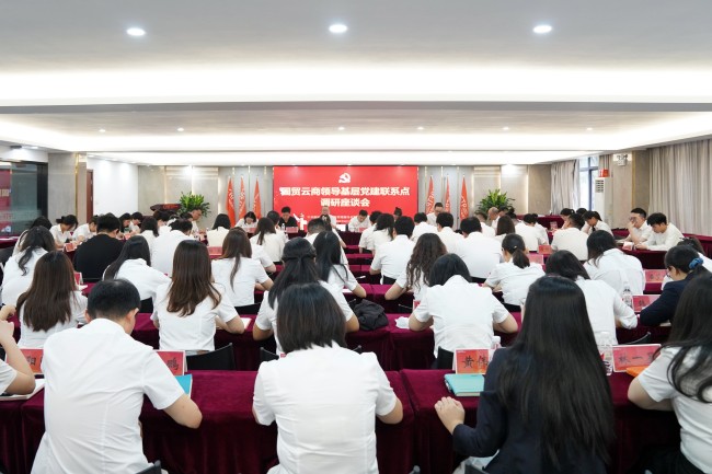 國(guó)貿(mào)云商黨委書記、董事長(zhǎng)濮志江來基層黨建聯(lián)系點(diǎn)中非經(jīng)貿(mào)港調(diào)研