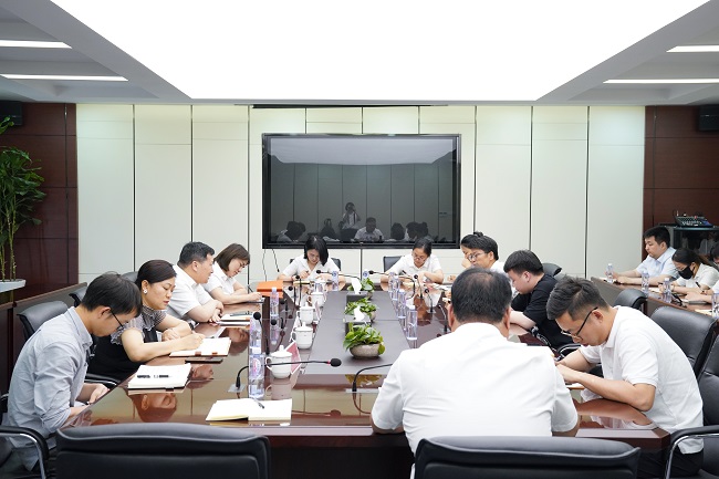 國貿云商黨委副書記、總經理李國富來中非經貿港開展主題教育調研