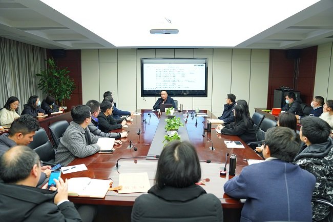 臺(tái)州市人民警察培訓(xùn)學(xué)校校長(zhǎng)林月村蒞臨我司講學(xué)