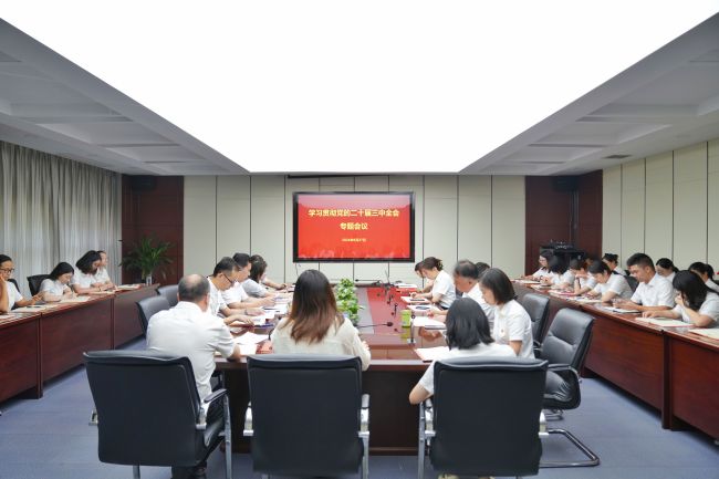 中非經(jīng)貿(mào)港黨總支召開(kāi)學(xué)習(xí)貫徹黨的二十屆三中全會(huì)精神專題會(huì)議